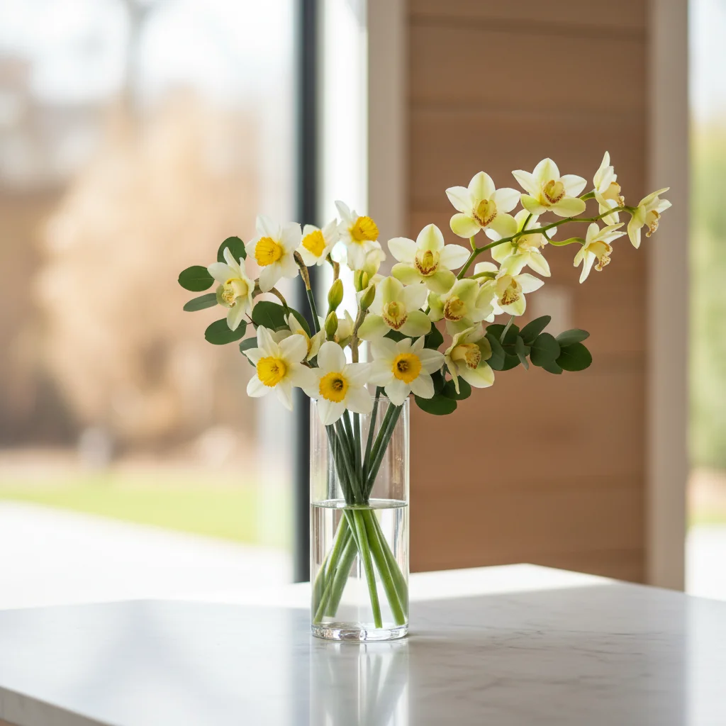 2026년 새해 첫 꽃 추천, '새로운 시작'을 응원하는 수선화 & 심비디움 꽃말