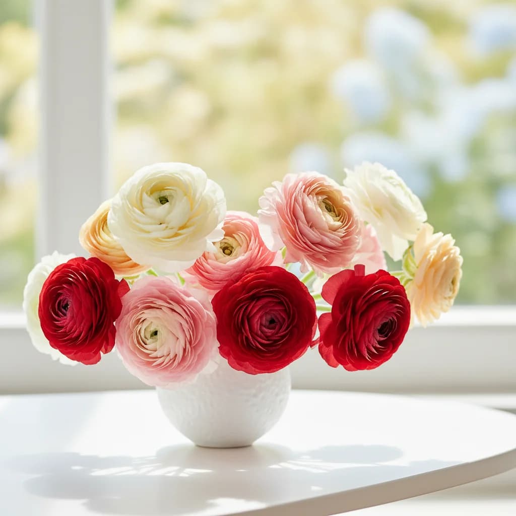 겨울에만 만나는 300장의 우아함, '라넌큘러스' 꽃말과 매력 탐구