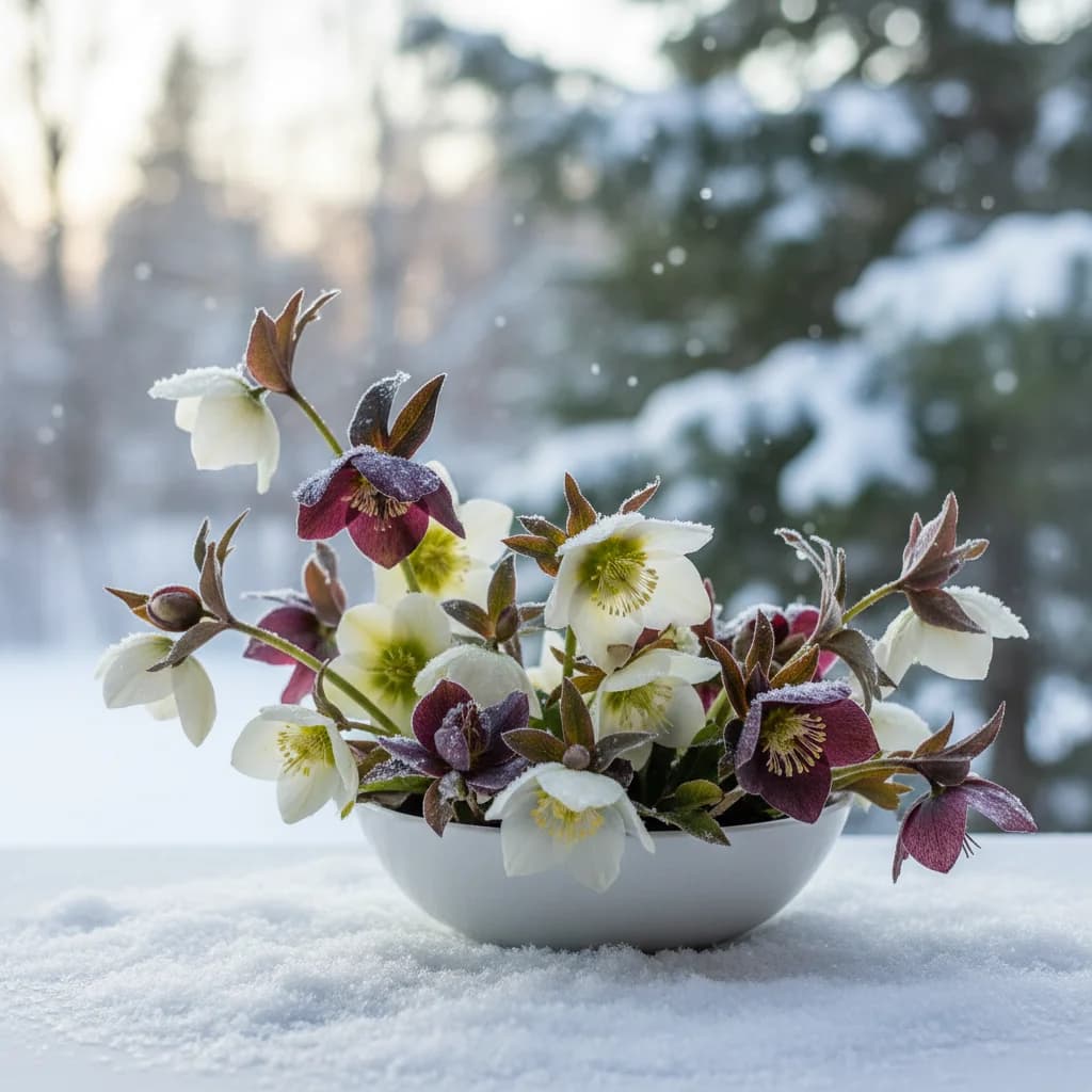 눈 속에서도 피는 꽃? 겨울 여왕 '헬레보루스(크리스마스 로즈)' 꽃말과 매력