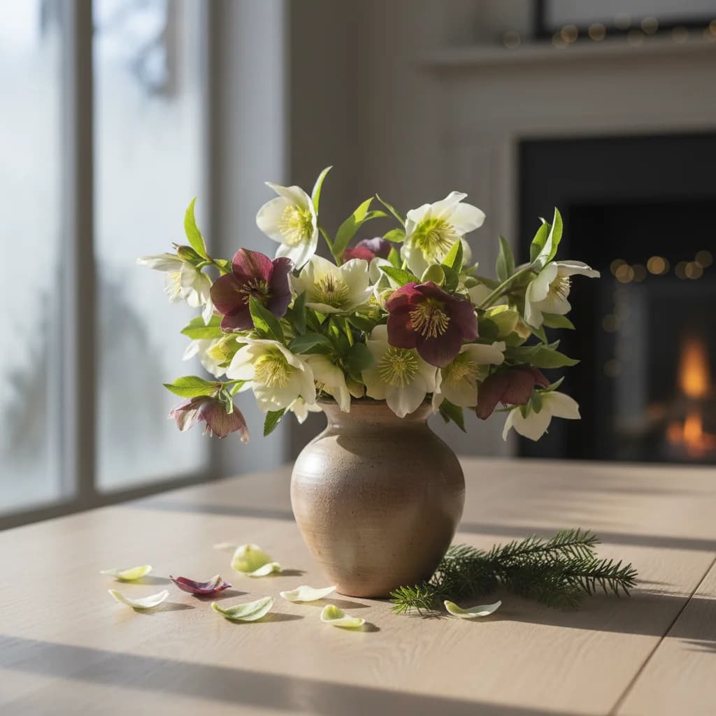 2월에 만나는 겨울 장미, '헬레보루스' 꽃말과 특징 (크리스마스 로즈)