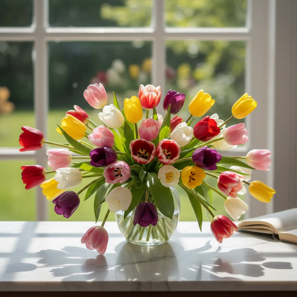 색깔별 튤립 꽃말 완벽 정리! 봄꽃 선물 전 꼭 알아야 할 의미