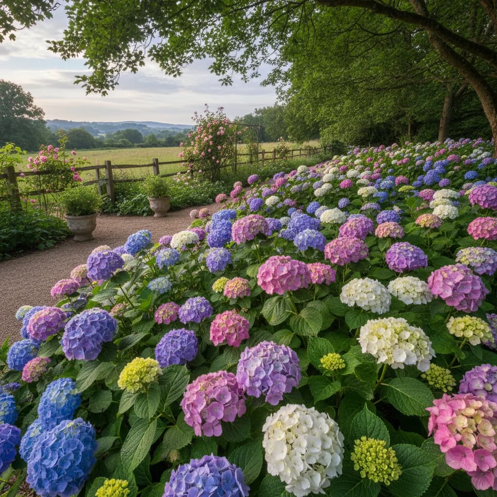 여름의 여왕 수국, 토양에 따라 변하는 마법 같은 색상의 비밀