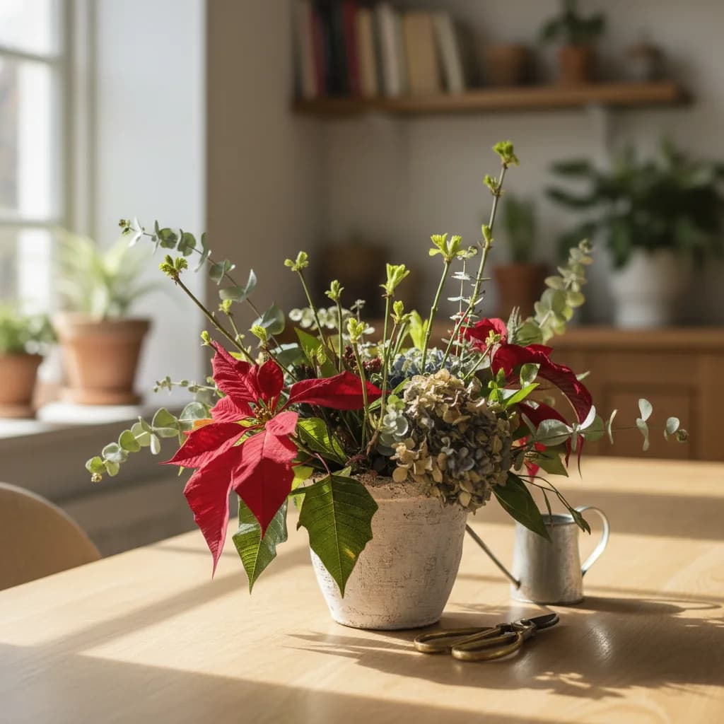 포인세티아 잎이 우수수? 2월에 꼭 해줘야 할 '겨울 꽃' 심폐소생술 3가지