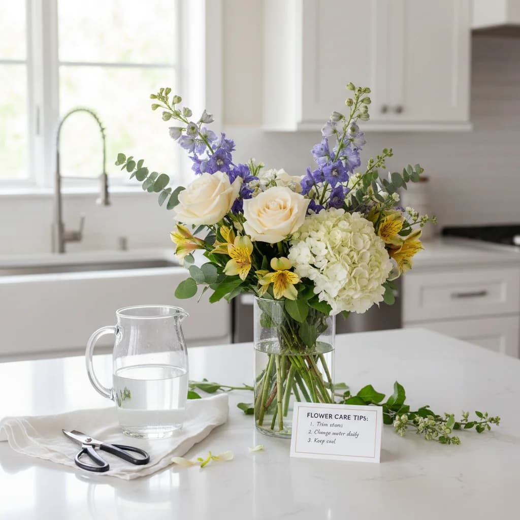 선물 받은 꽃다발, 일주일 더 싱싱하게! 꽃 관리법 7가지