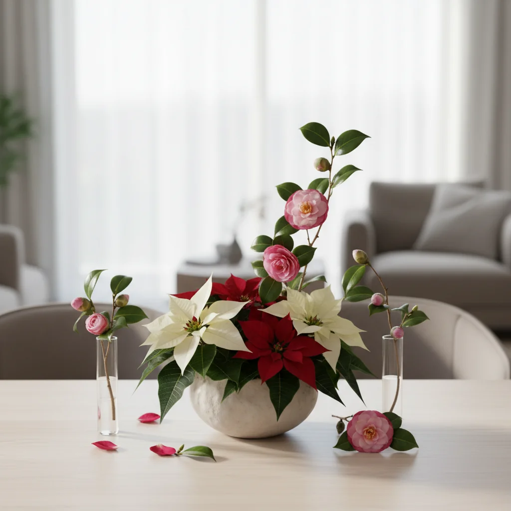 크리스마스 지난 포인세티아 처치 곤란? 동백과 함께하는 센스 있는 1월 '겨울 플랜테리어'