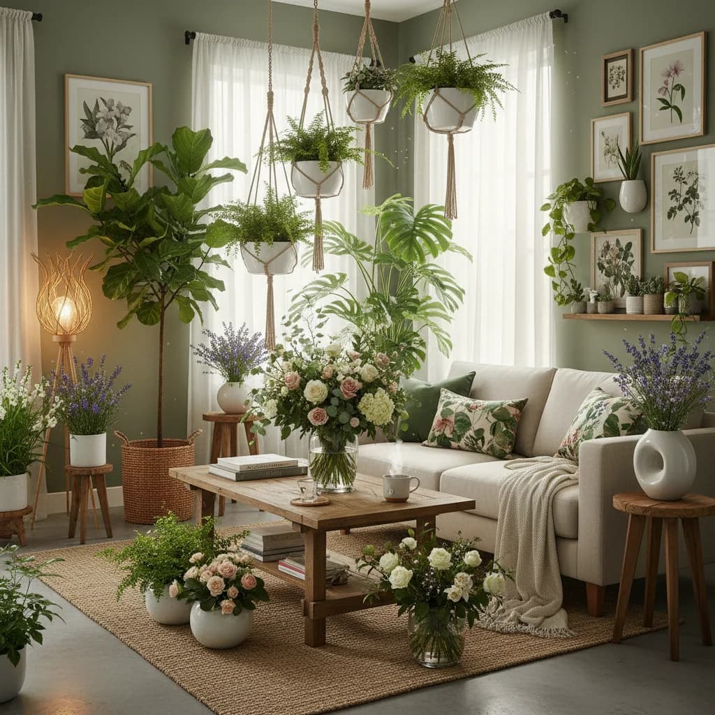 [플랜테리어] 꽃 한 송이로 바뀌는 우리 집! 감성 홈 데코 아이디어