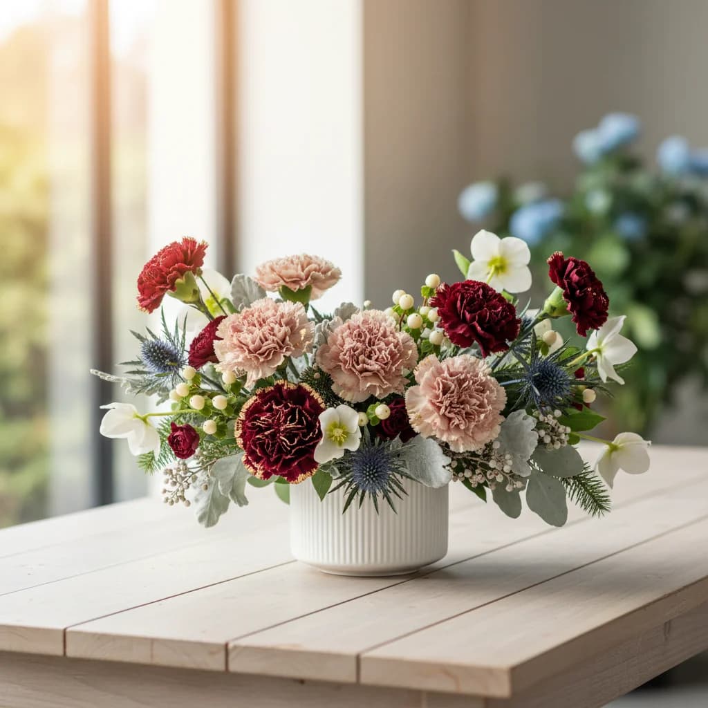 1월 탄생화가 카네이션? 뻔하지 않은 겨울 생일 꽃다발 선물 추천 & 꽃말