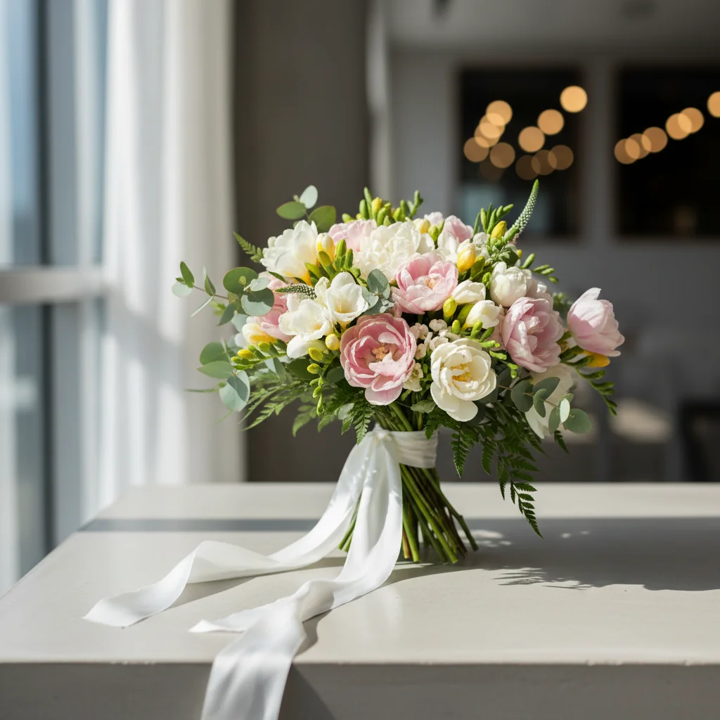 봄 신부를 빛내줄 튤립&프리지아 웨딩 부케 추천 가이드