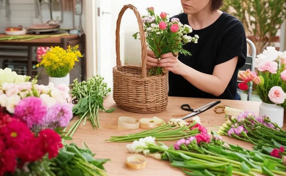 원데이 꽃바구니 클래스