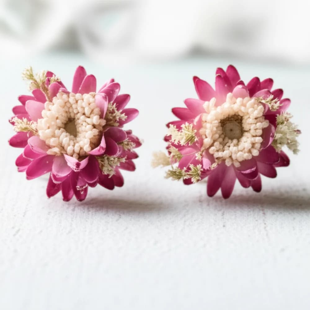플라워 귀걸이