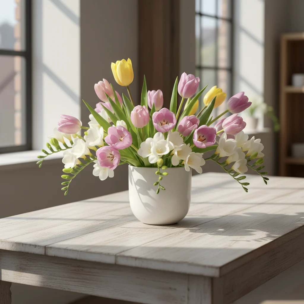 봄을 엮는 시간, 레플레르 4월 튤립·프리지아 원데이 클래스 모집