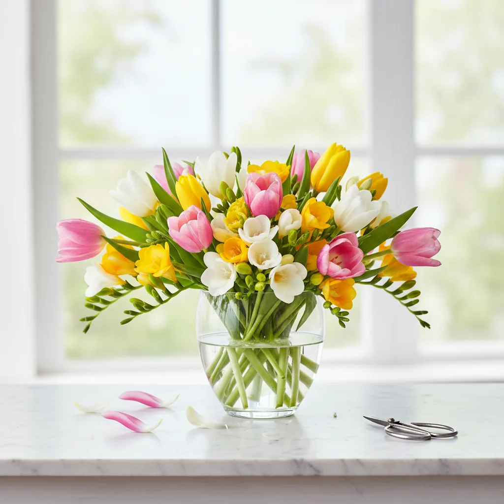 벚꽃 대신 꽃꽂이! 튤립·프리지아 봄꽃 원데이 클래스로 힐링하기