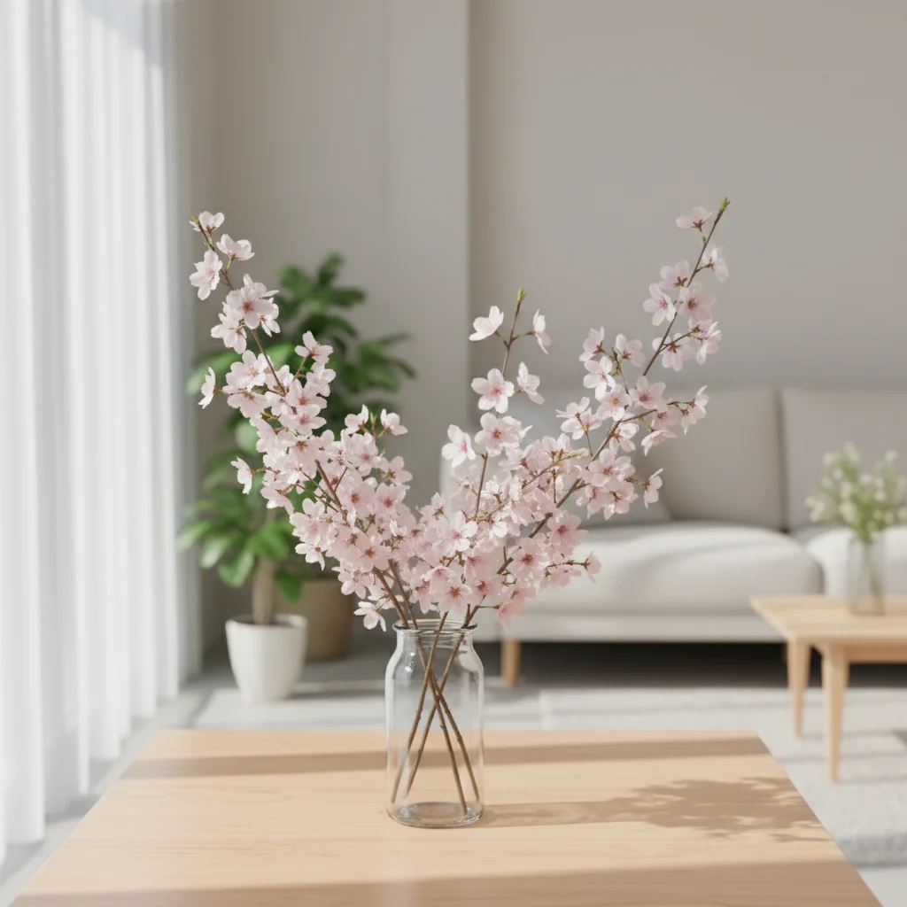 3월 봄 인테리어, 벚꽃 가지 하나로 완성! 집에서 즐기는 '방구석 꽃놀이' 연출법