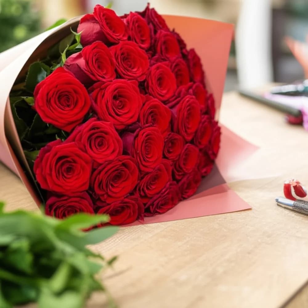 Lesfleur flower arrangement delivered in Seoul