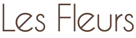 lesfleurs logo brown